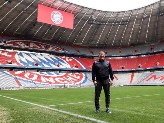 Fußball-Bayerns neuer Sportchef Eberl hofft in dieser Saison noch auf den Titel